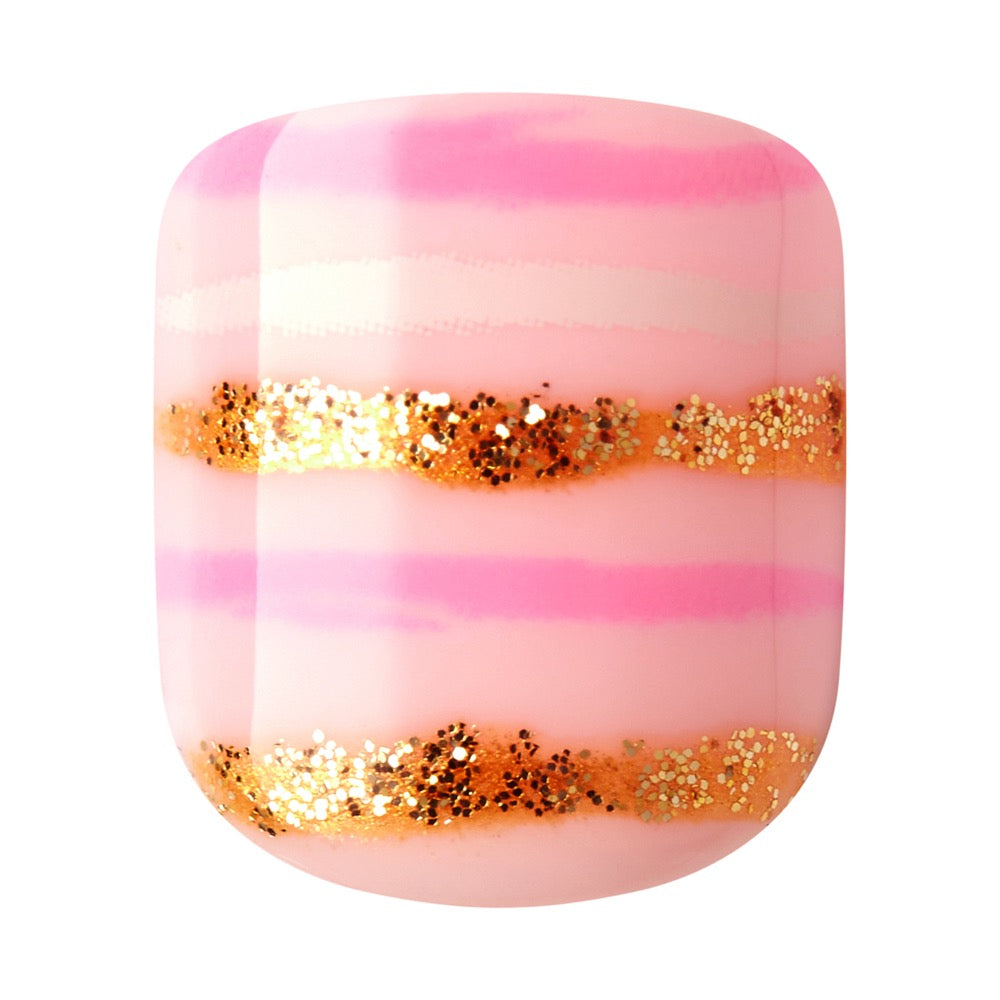 Gold Finger Little Diva Nails- Crystal Persuasion