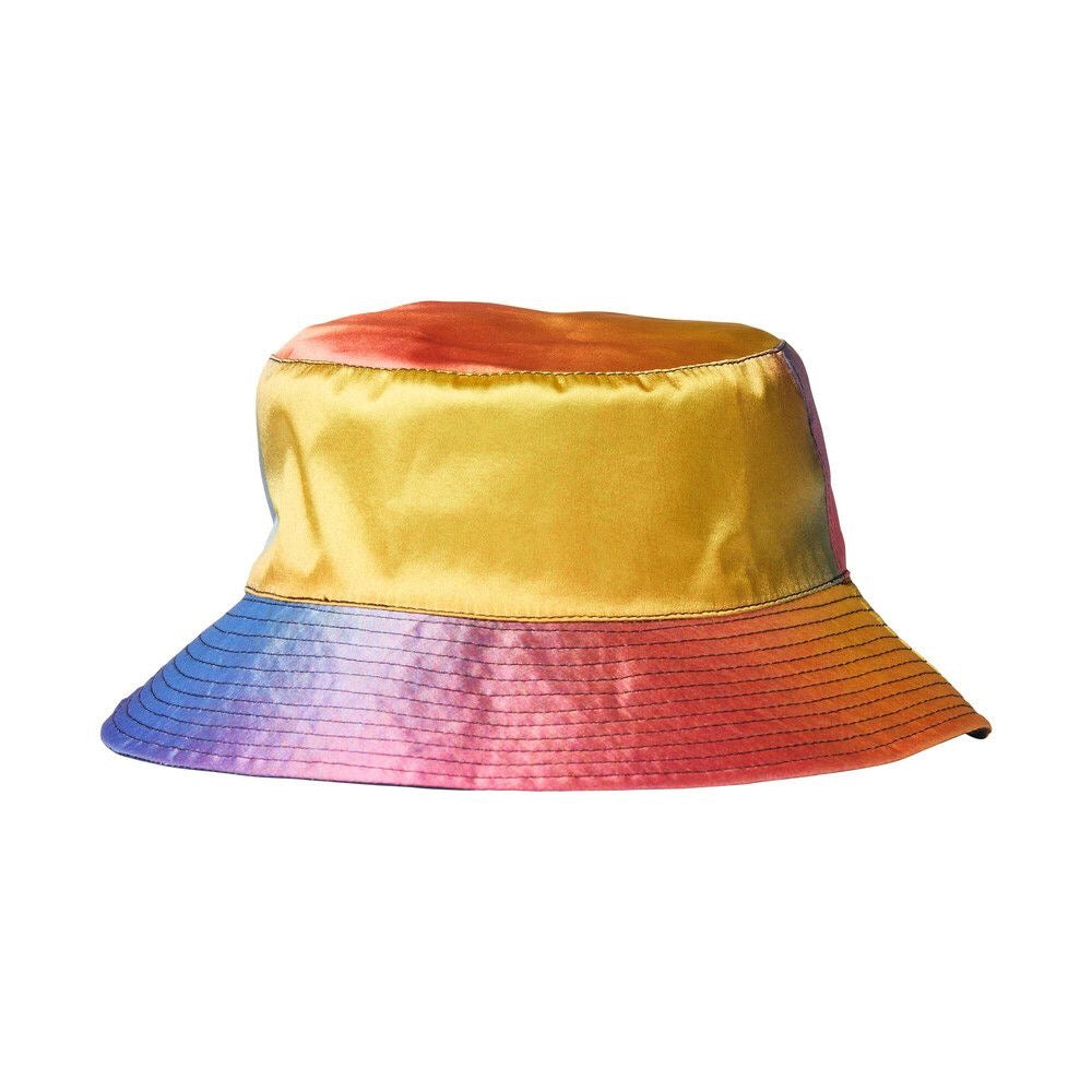RED Satin Reversible Bucket Hat