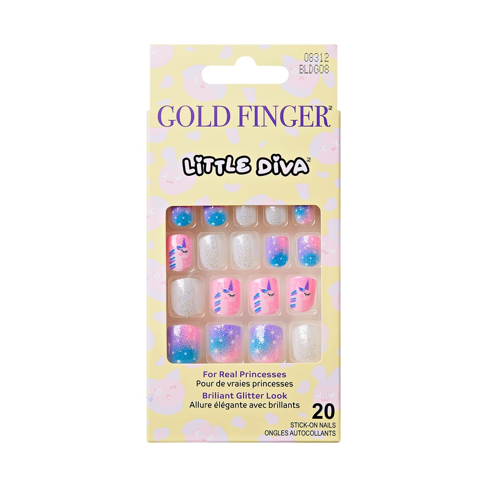 Gold Finger Little Diva Nails- Fantasy Dream