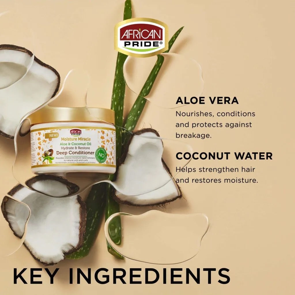 African Pride Moisture Deep Conditioner 12oz Jar