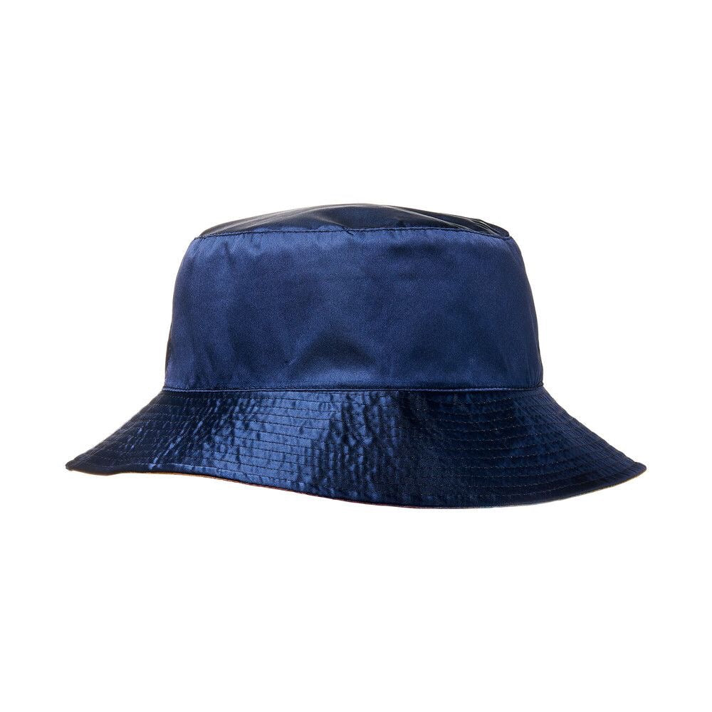 RED Satin Reversible Bucket Hat