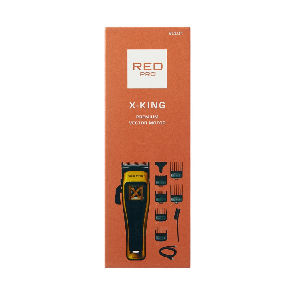 RED Pro X-King Vector Cordless Clipper - Gold