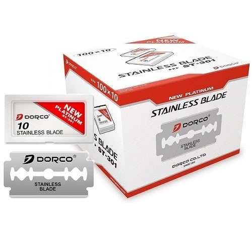 Dorco Blades ST301 Double Edge Red Case (1000 Blades)