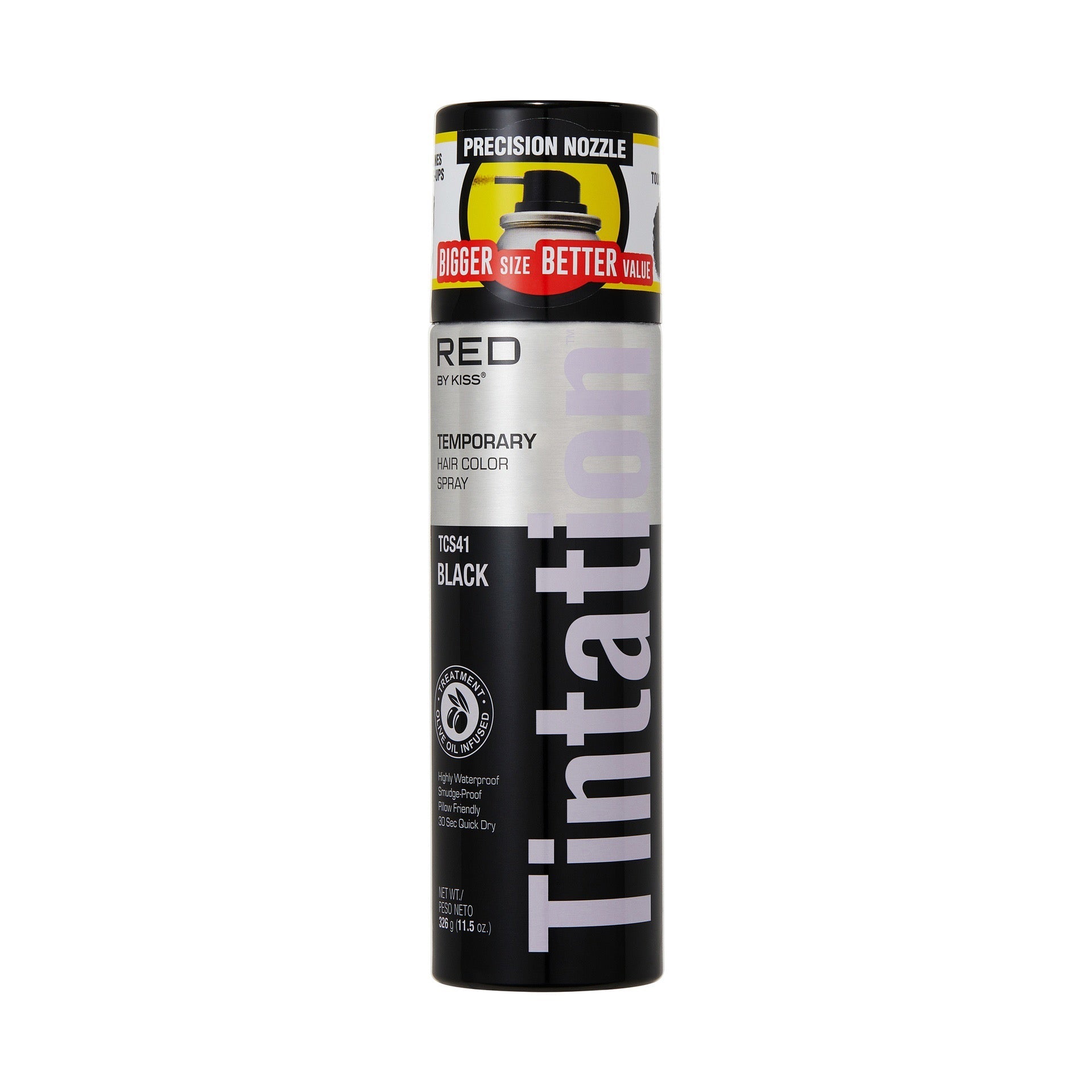Tintation Hair Color Spray Black 11.5 oz