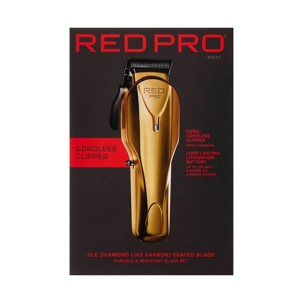 RED Pro Cordless Clipper Matte Gold