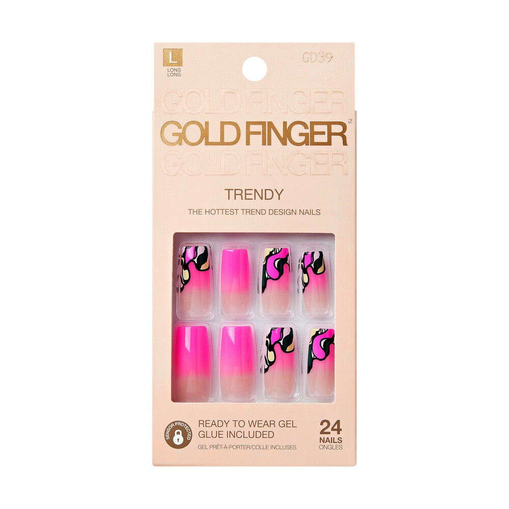 Gold Finger Trendy Nail - Snooze
