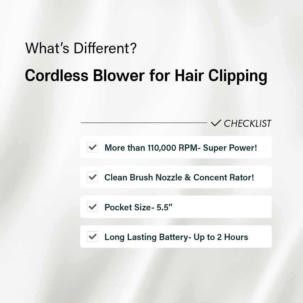 RED Pro Jet King Cordless Blower For Hair Clippings