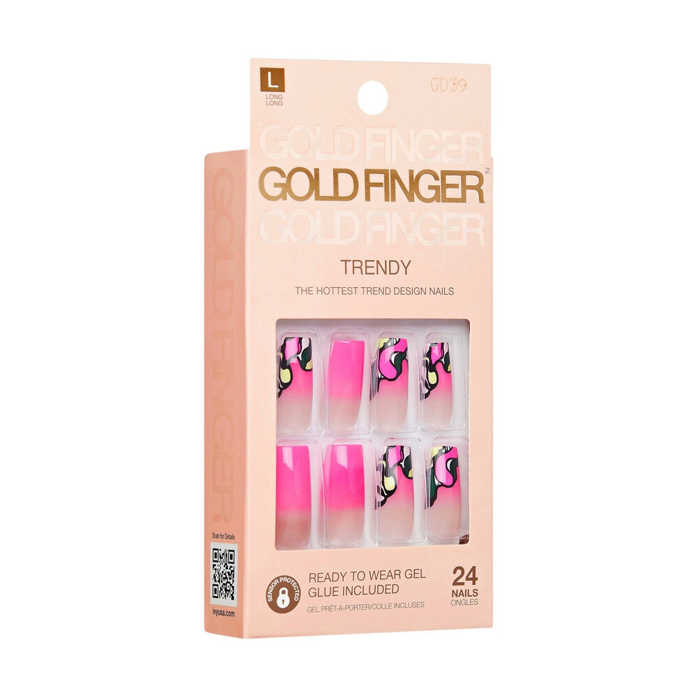 Gold Finger Trendy Nail - Snooze