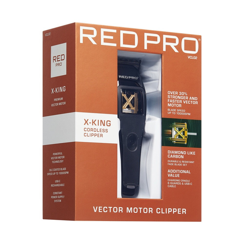 RED Pro X-King Vector Cordless Clipper - Black