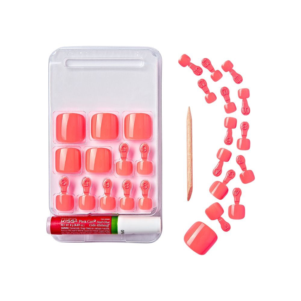 Gold Finger Solid Colors Toenails Story Lines