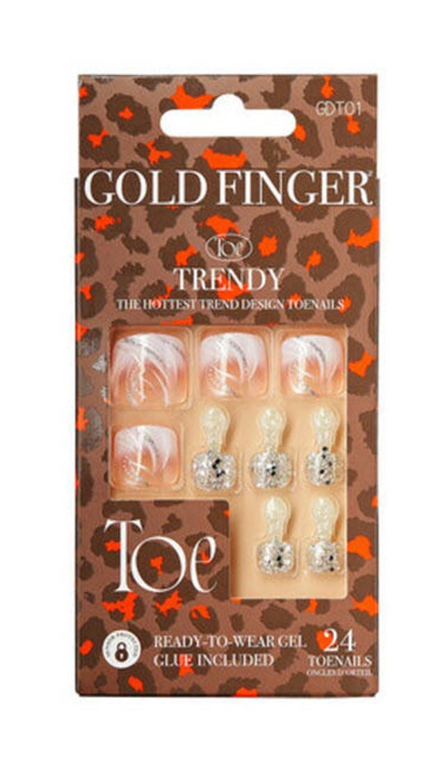 Gold Finger Trendy Toenails - Perfect Match