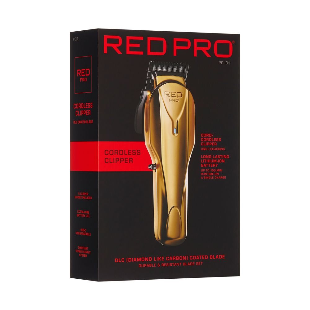 RED Pro Cordless Clipper Matte Gold