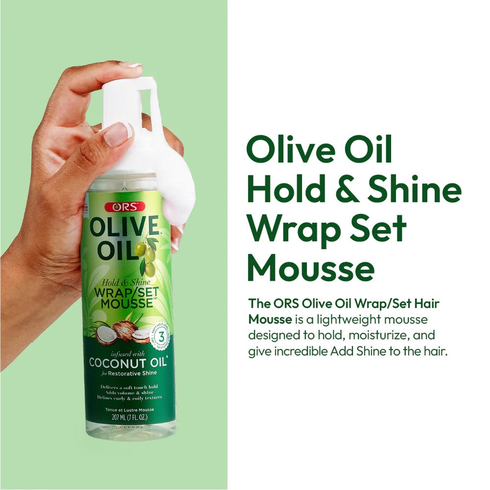 ORS Hold and Shine Wrap Set Mousse 7 oz