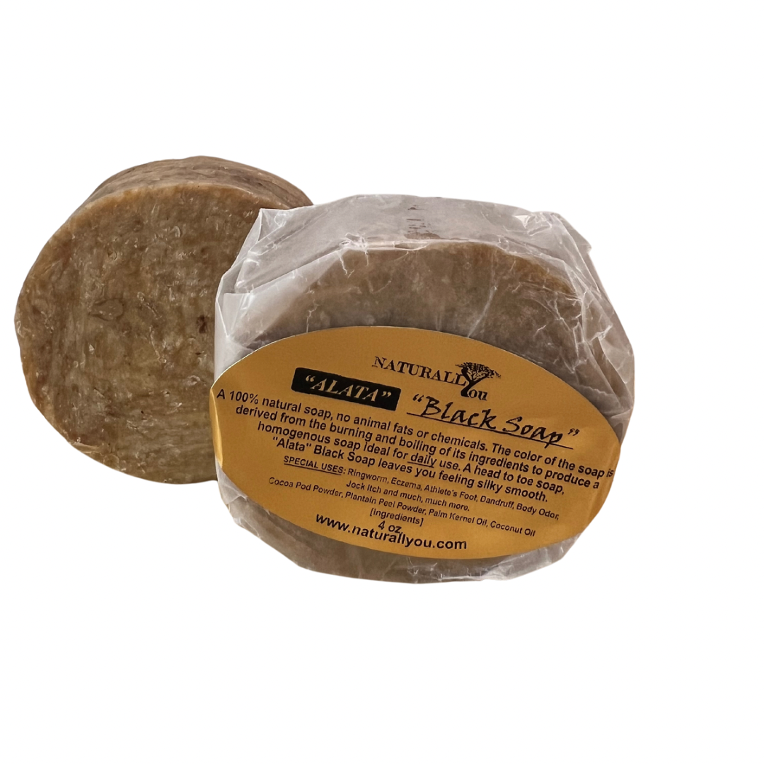 Naturally You Alata Black Soap 4 oz Bar