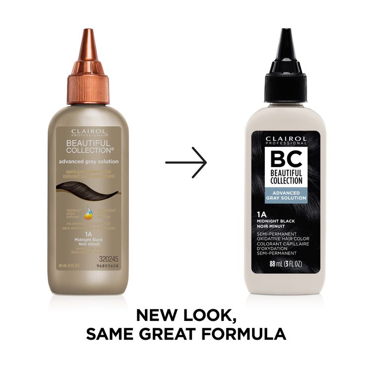 Clairol Beautiful Collections Advanced Gray 1A Midnight Black