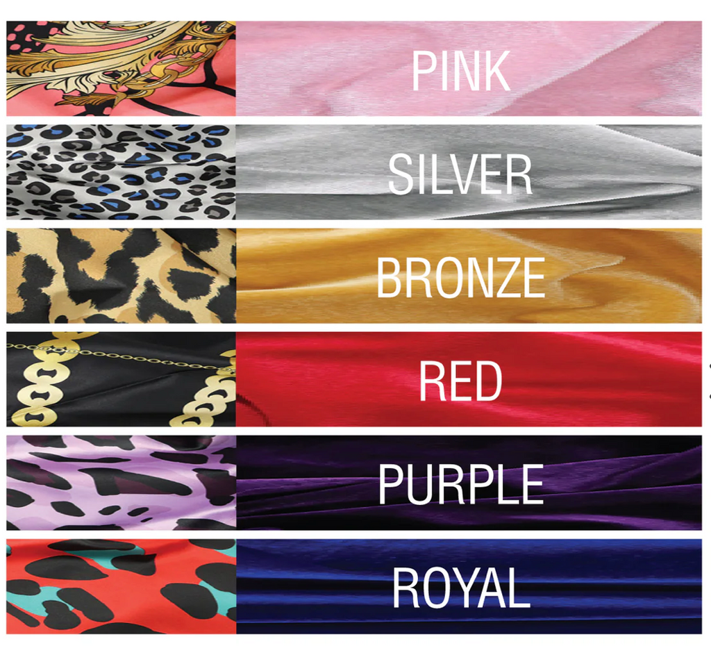 Qfitt Lux Silky Velvet Tie Bonnet Jumbo Assorted