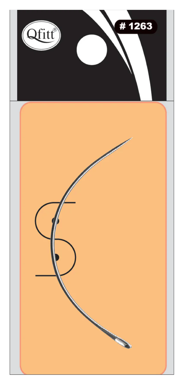 Qfitt Pro Hair Weaving Needle - C Curved