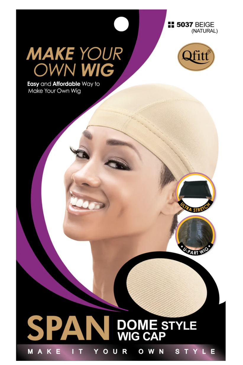 Qfitt Spandex Dome Wig Cap Natural