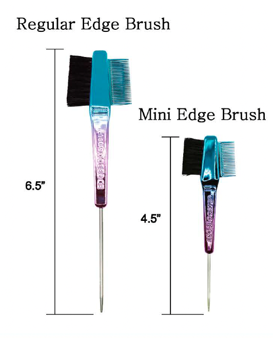Edge Booster Edge Brush And Comb - Mini