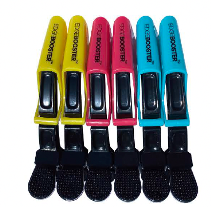 Edge Booster Crocodile Clip 6 pack Yellow Cherry Cucumber