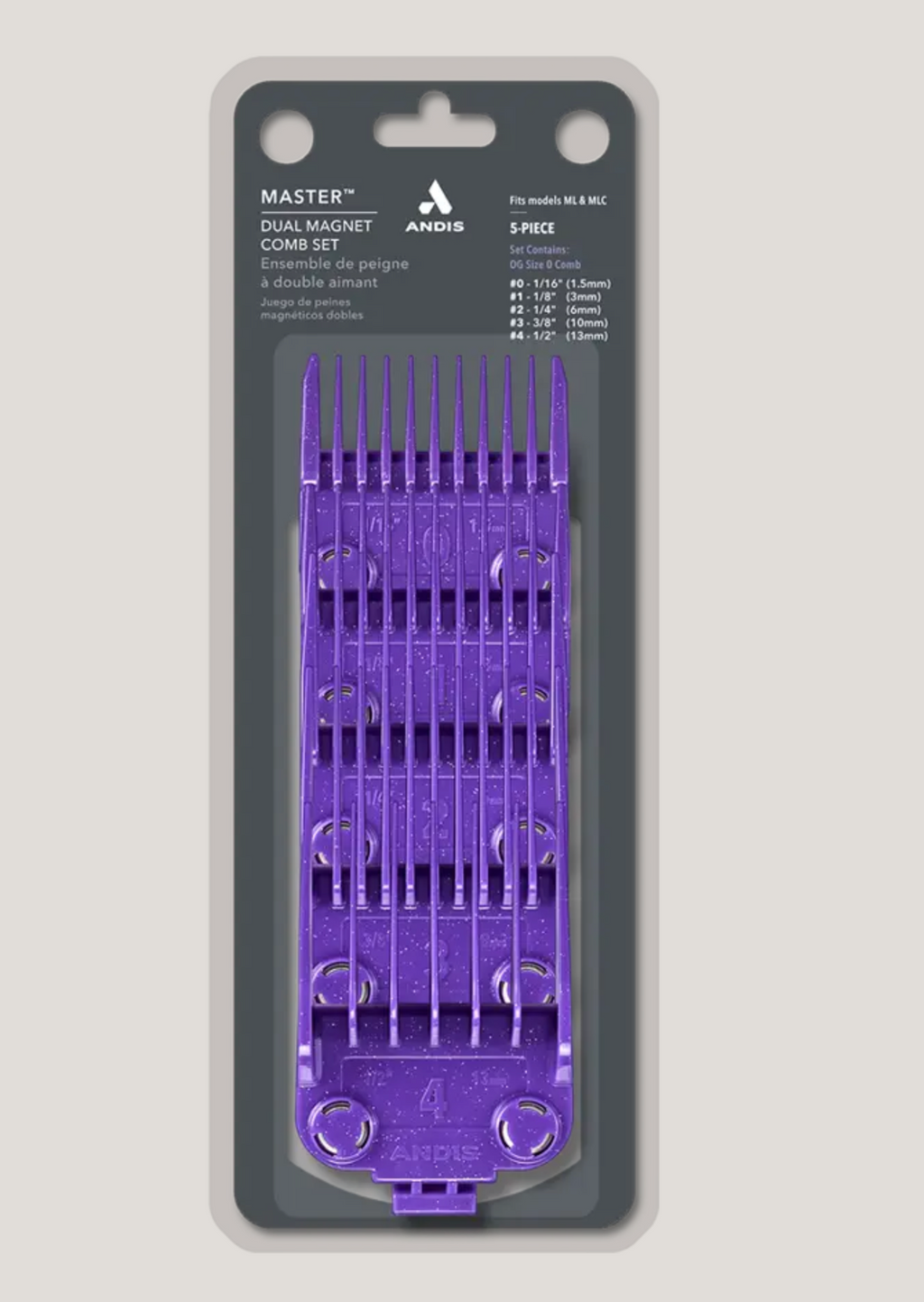 Andis Attachment Comb Dual Magnetic 0-4