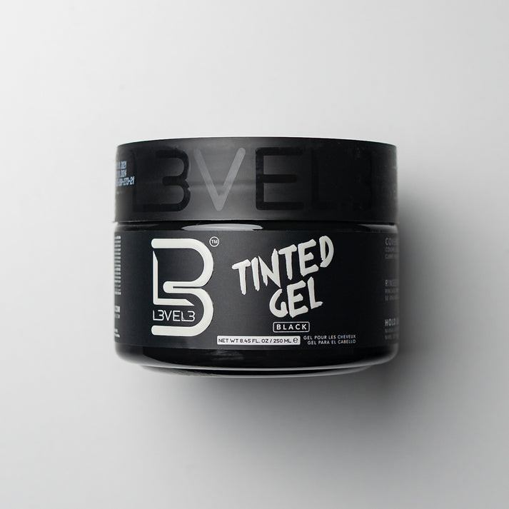 Level 3 Tinted Hair Gel Black 250ml