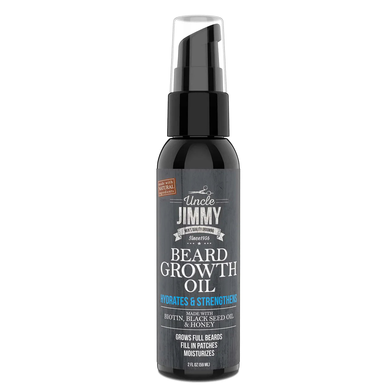 Uncle Jimmy Beard Growth Oil - Cool Oak 2 oz