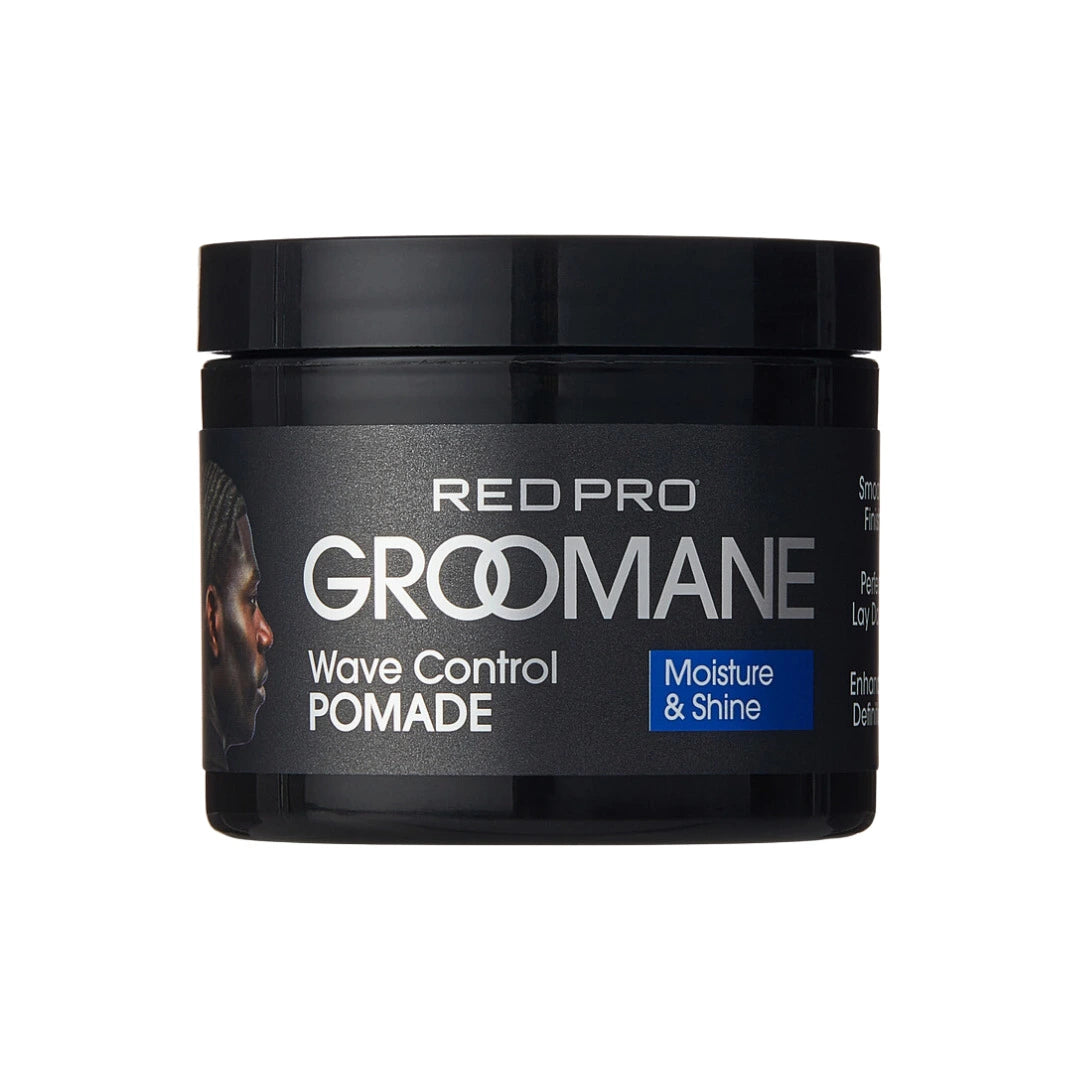 Groomane Wave Control Pomade - Argan and Sweat Almond Oil 3oz