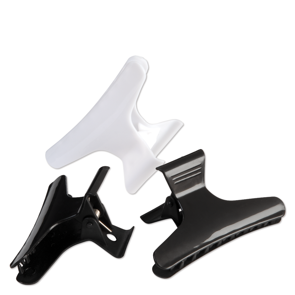 Soft n Style Wide Butterfly Clamps 186B 3" 12PK