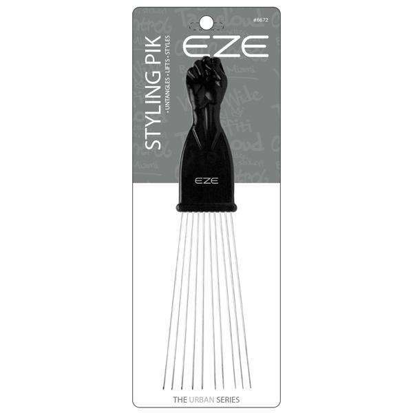 EZE Styling Pik Metal Long Fan 5"