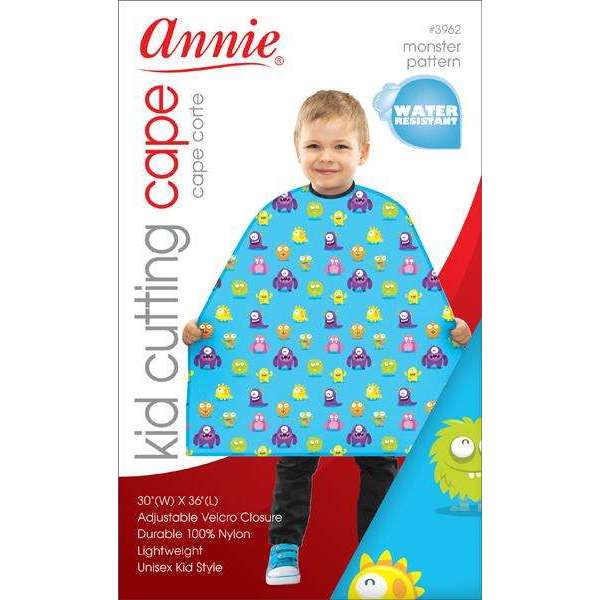 Annie Kid Cutting Cape Blue Pattern #3962
