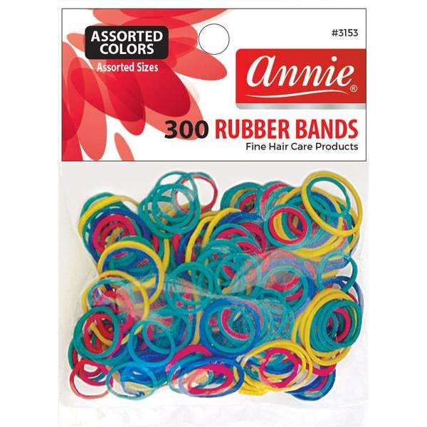 Annie Rubber Bands 300 ct Asst Assorted