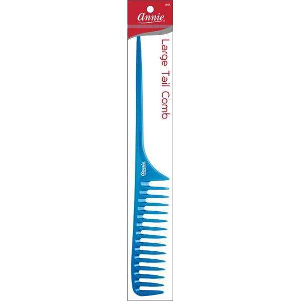Annie Large Tail Comb Single Pack Assorted Colors