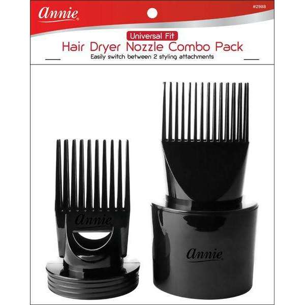 Annie Hair Dryer Nozzle Combo Pack