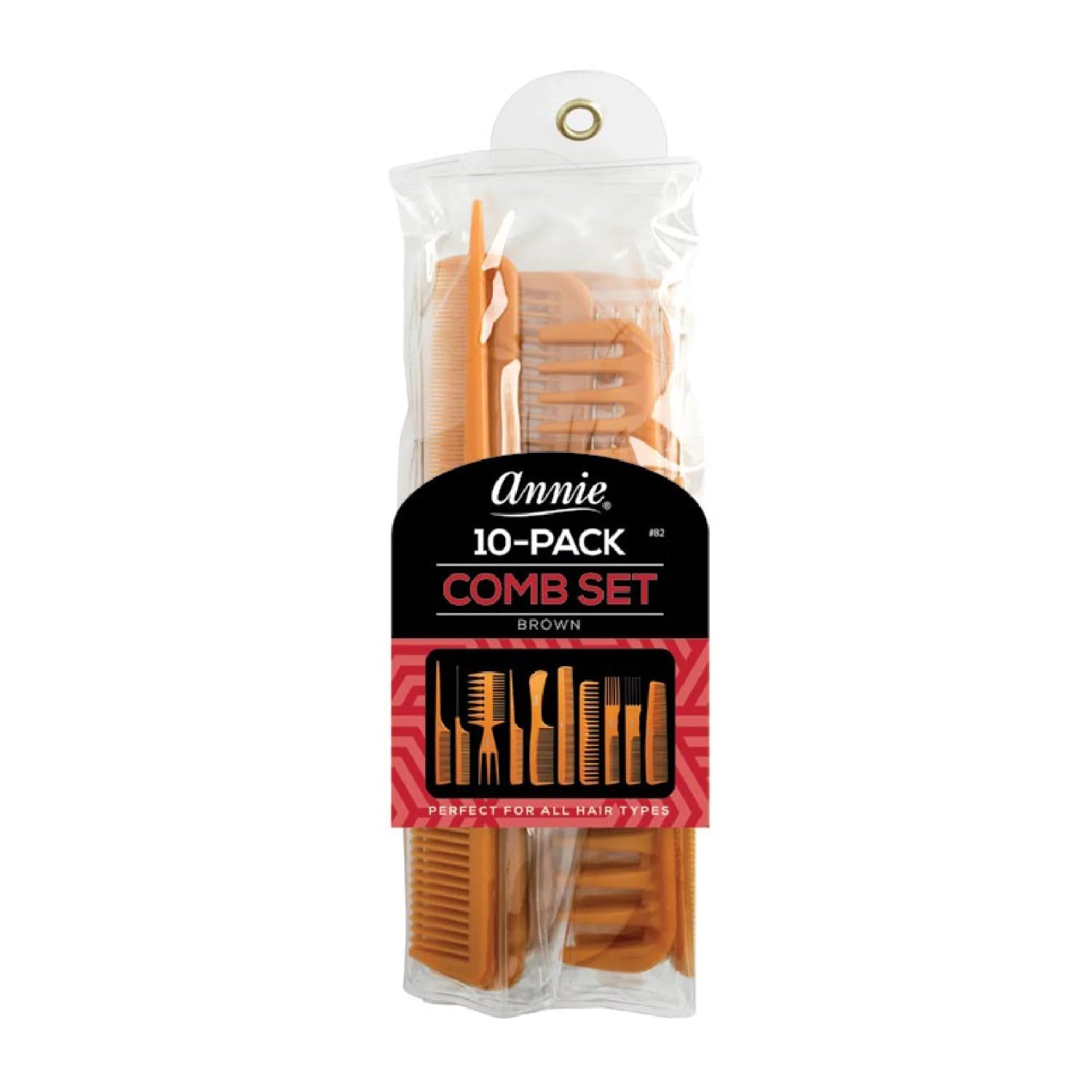 Annie Comb Set 10 ct Bone