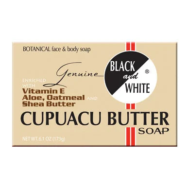 Black & White Soap Cupuacu Butter 6oz