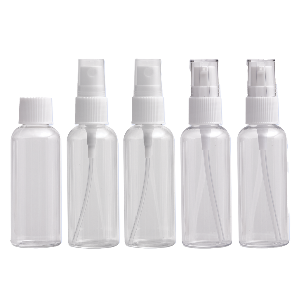 Soft n Style Clear Bottle Travel  Set 2oz 5 PC