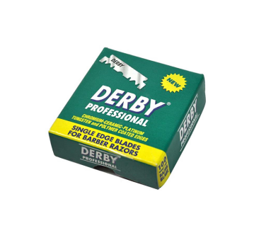 Derby Single Edge Razor Blades Green