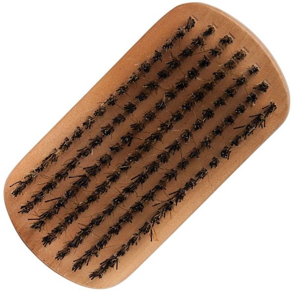 Diane Curved Reinforced Boar Military Wave Brush Nature - Hard D1000