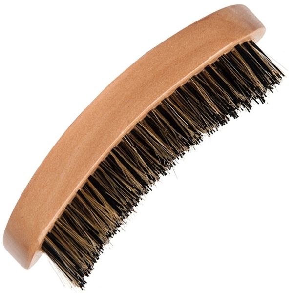 Diane Curved Reinforced Boar Military Wave Brush Nature - Hard D1000