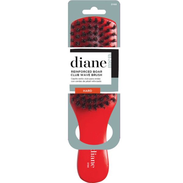 Diane Reinforced Boar Club Wave Brush- Hard D168