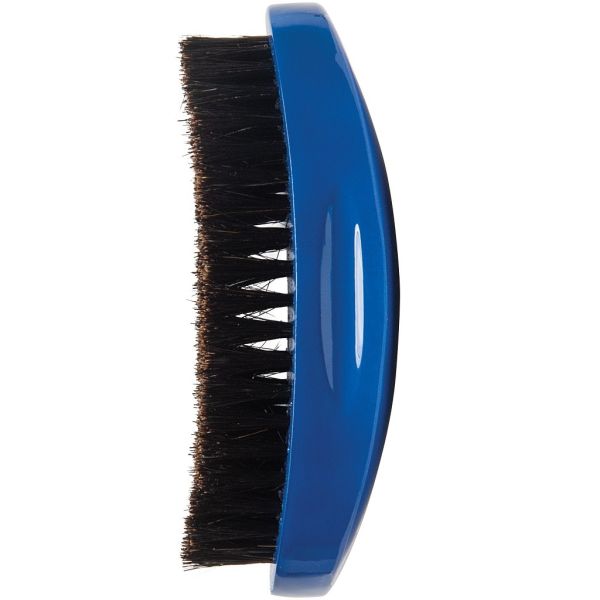 Diane Curved Military Brush 100% Boar Medium - Blue