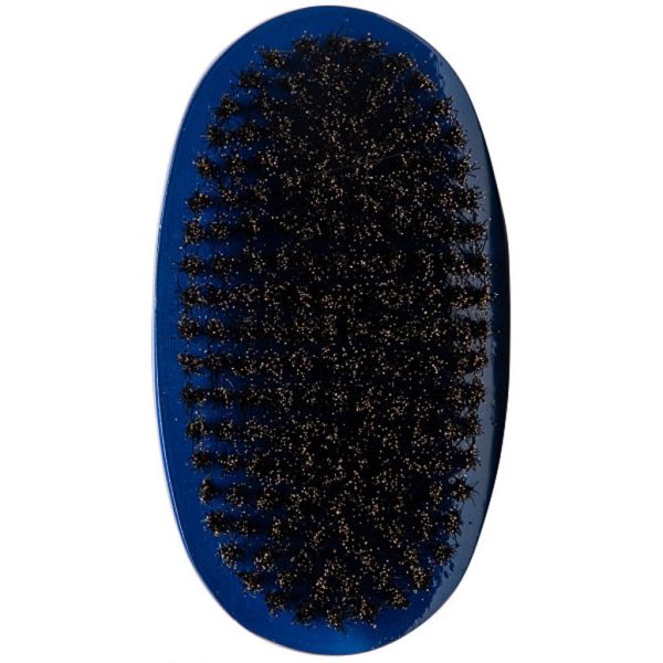 Diane Curved Military Brush 100% Boar Medium - Blue