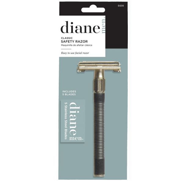 Diane Classic Safety Razor Includes 5 Blades