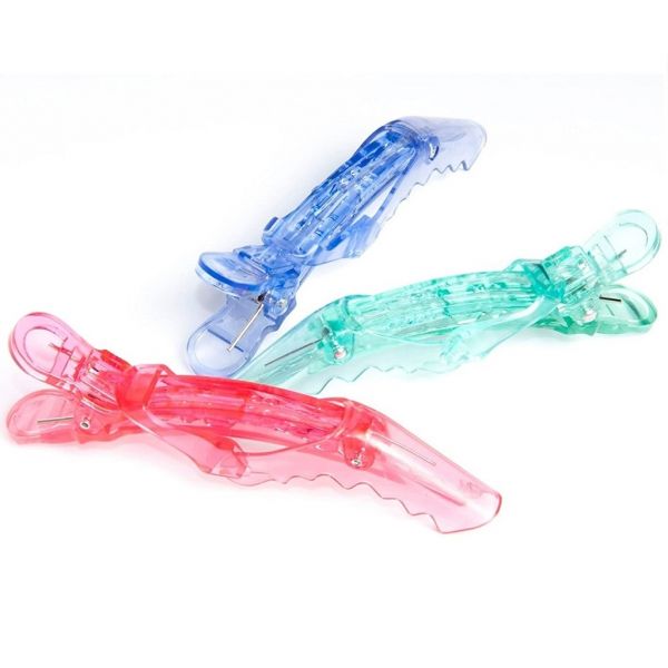 Diane Gator Clips 4-1/2" 3 Pack Assorted Colors