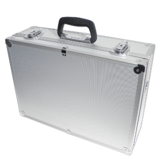 City Lights Lockable Aluminum Barber Case