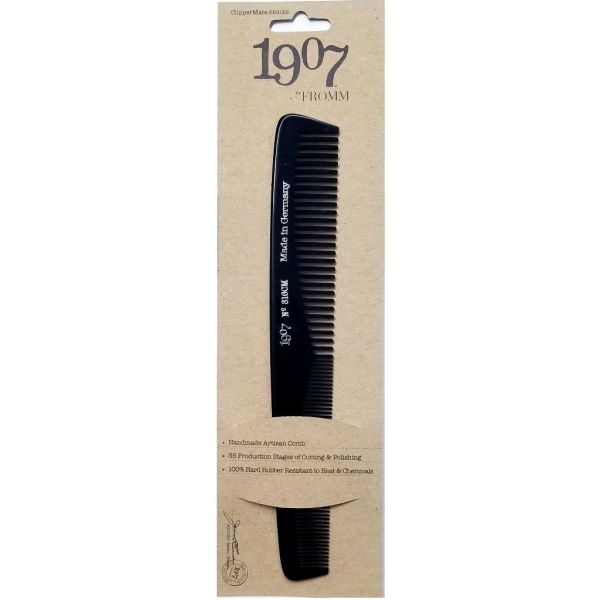Fromm 1907 Clipper Mate Curved Heel Utility Comb Coarse & Medium Teeth 7.5" 816CM