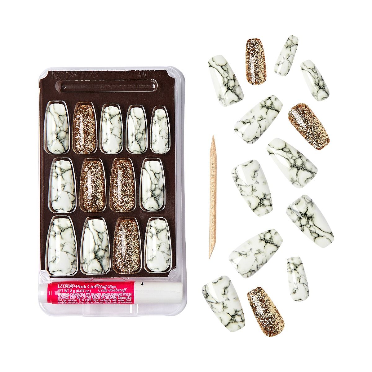 Gold Finger Glam Nail Absolutely Fabulous