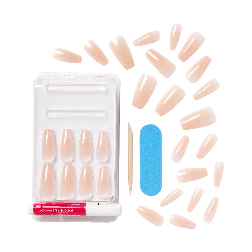 Kiss Bare But Better Nails Nude Drama