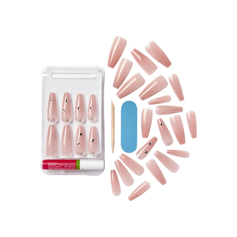 Kiss Bare But Better Premium Nails Fate